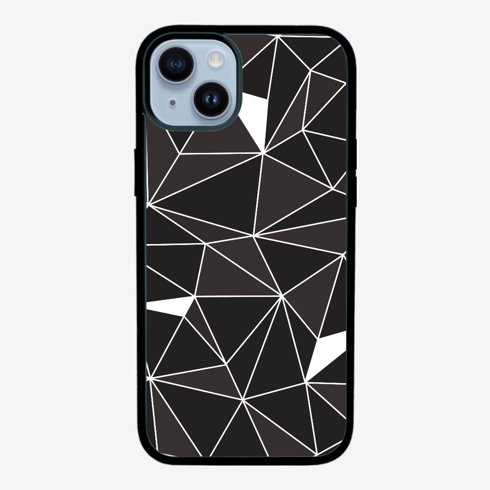 Black & White Polygon Phone Case