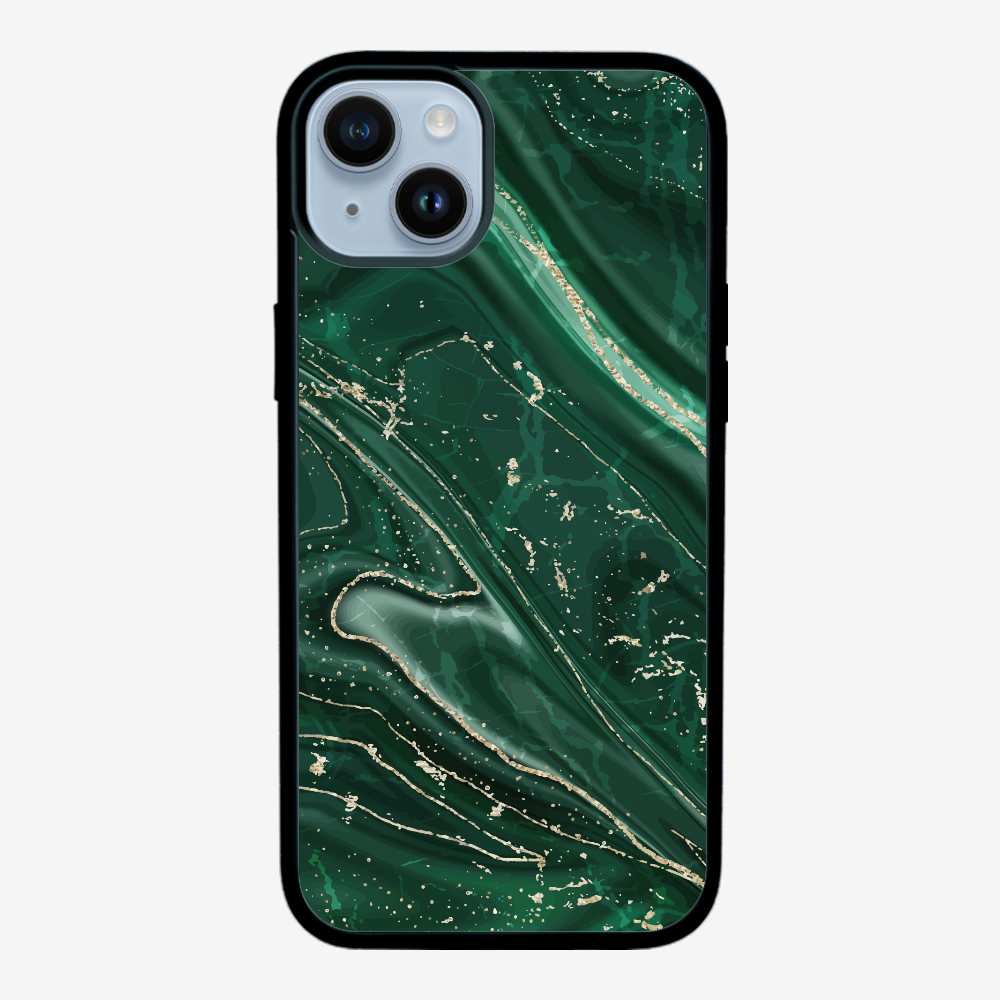 Dark Green Marble Phone Case