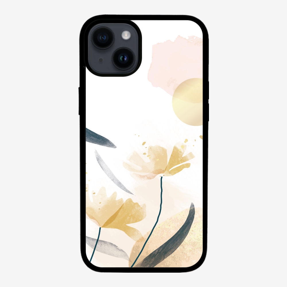 Golden Spring Floral Phone Case