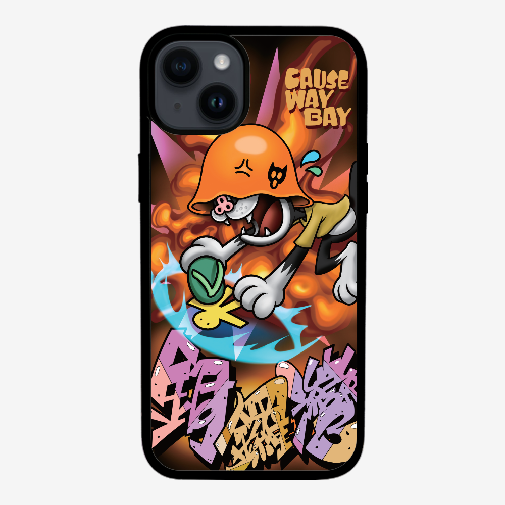 Villain Hitting at Causeway Bay Phone Case