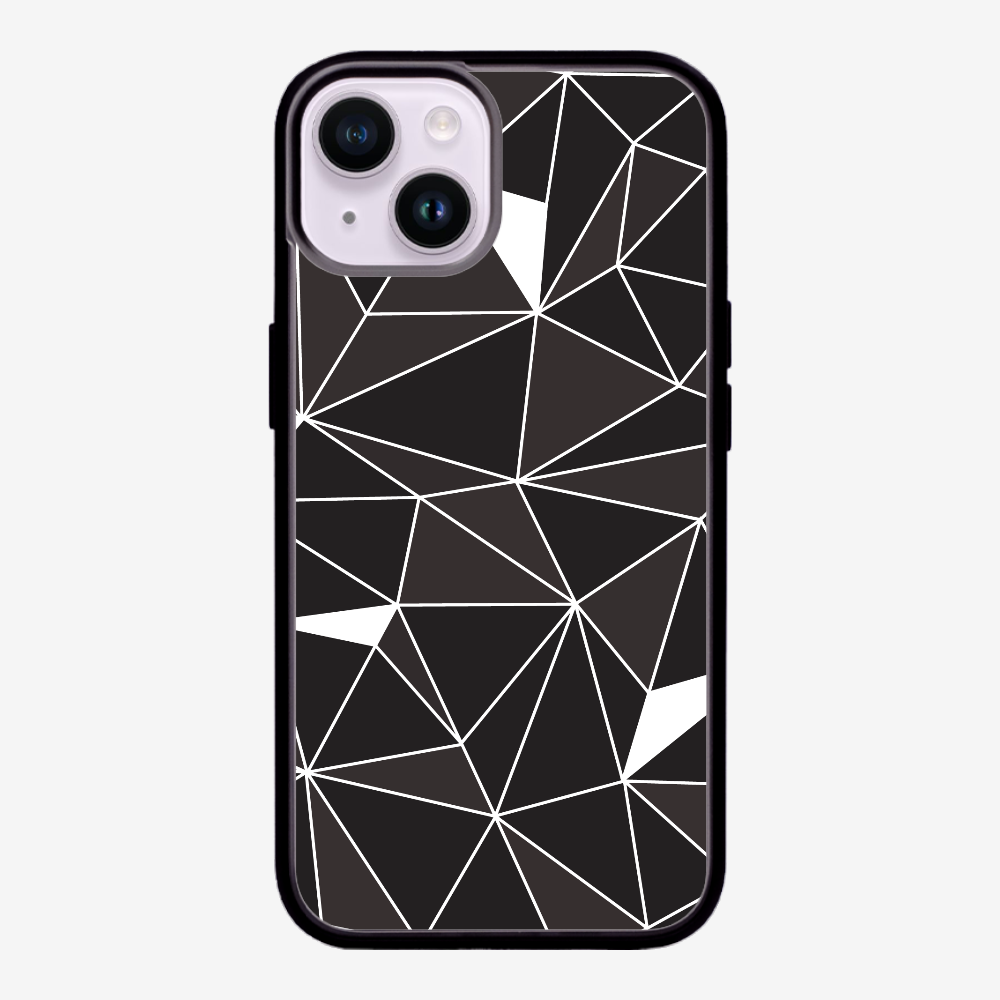 Black & White Polygon Phone Case