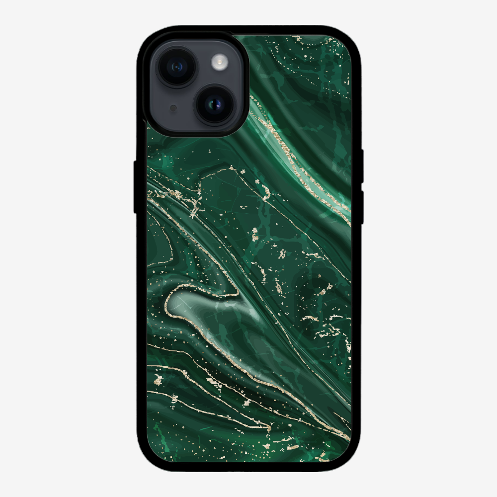 Dark Green Marble Phone Case