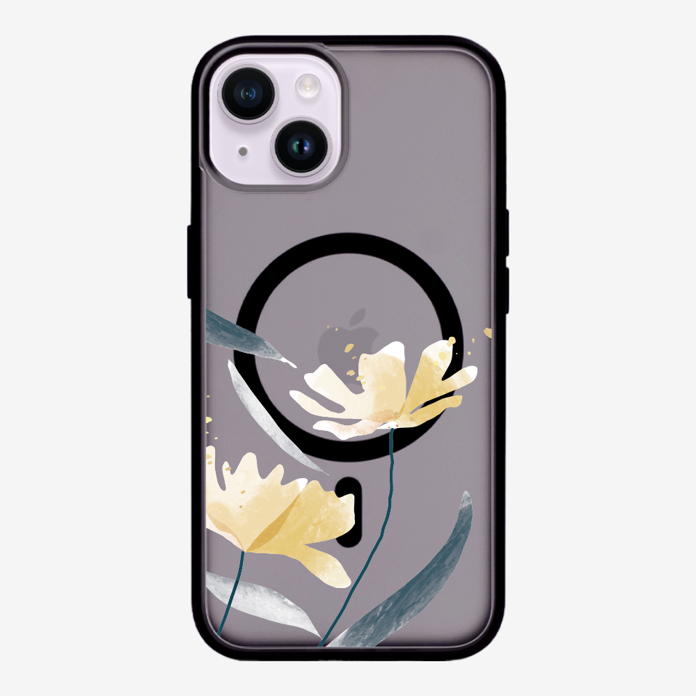 Golden Spring Floral (Transparent) Phone Case