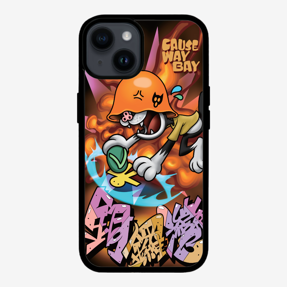 Villain Hitting at Causeway Bay Phone Case