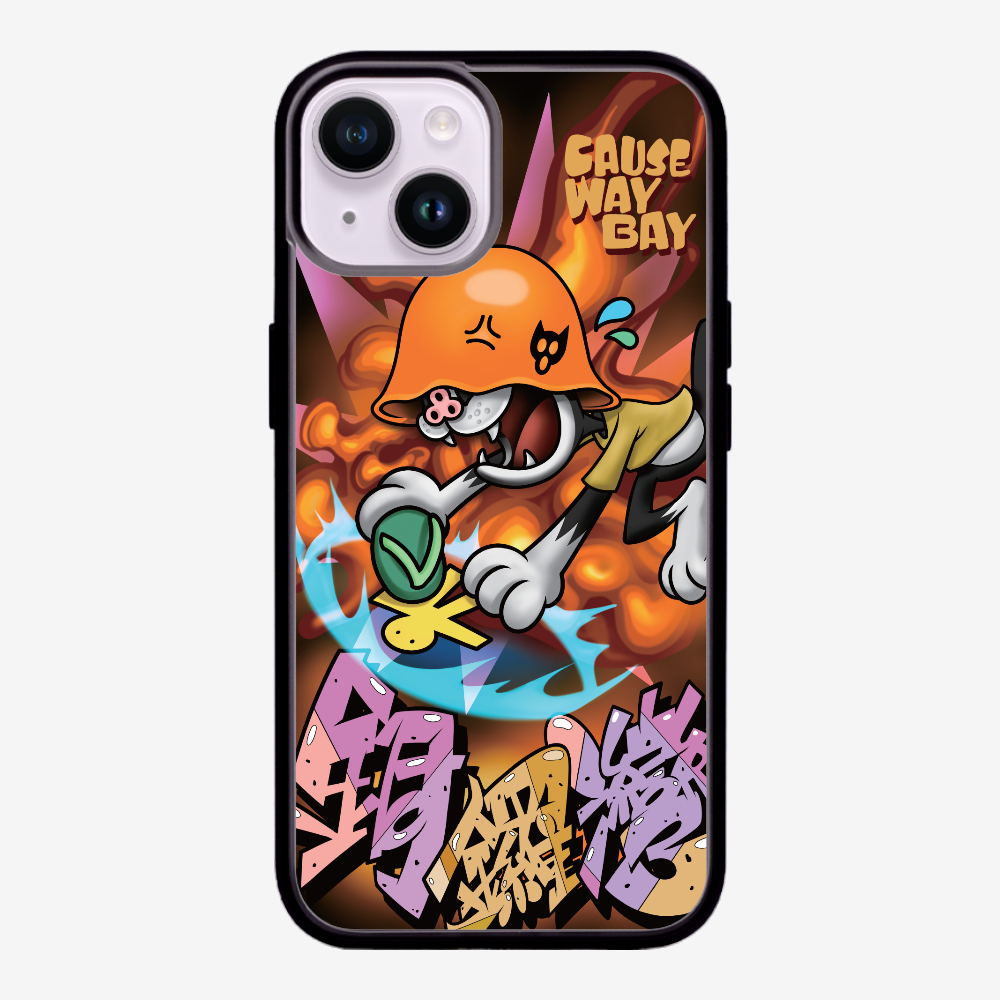 Villain Hitting at Causeway Bay Phone Case