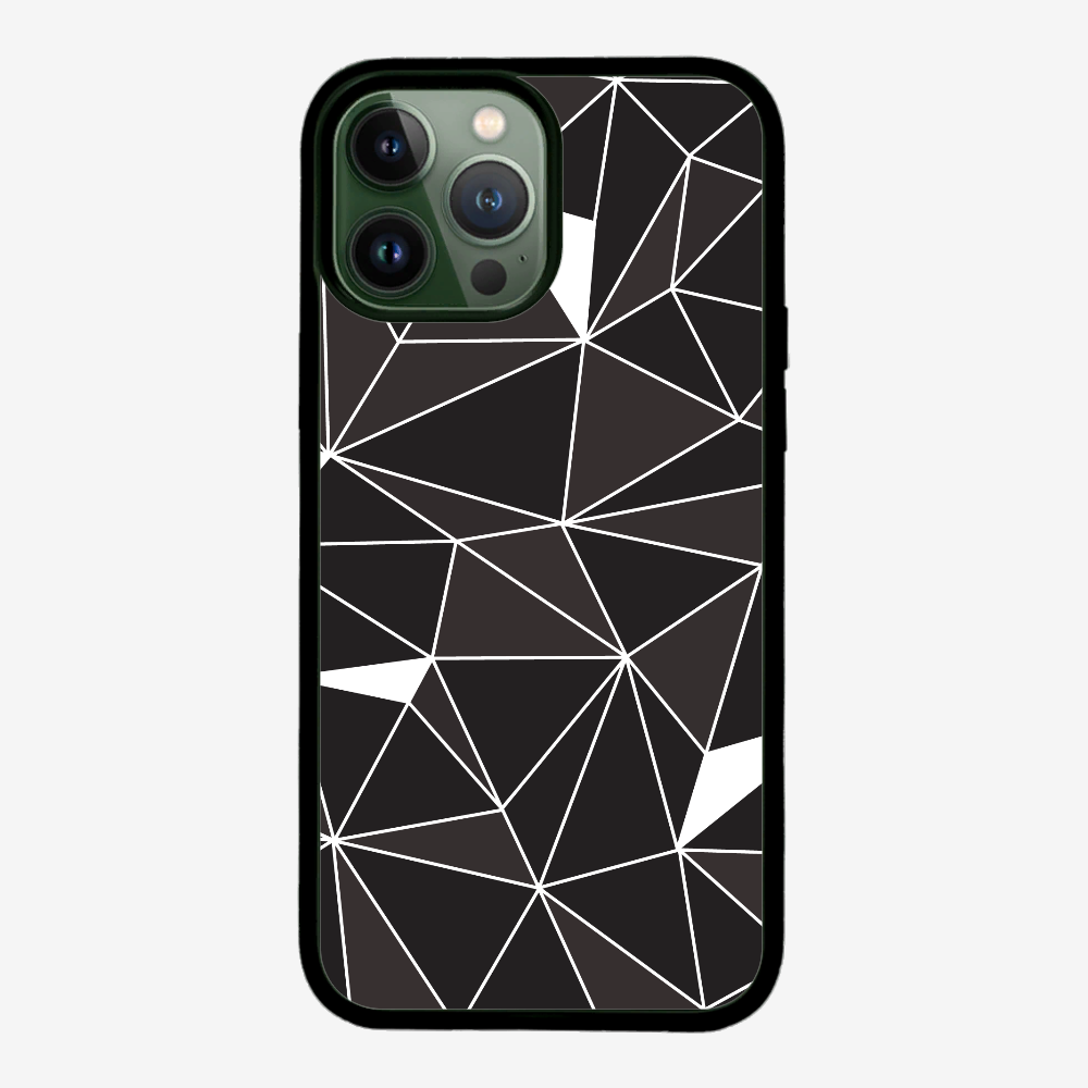 Black & White Polygon Phone Case