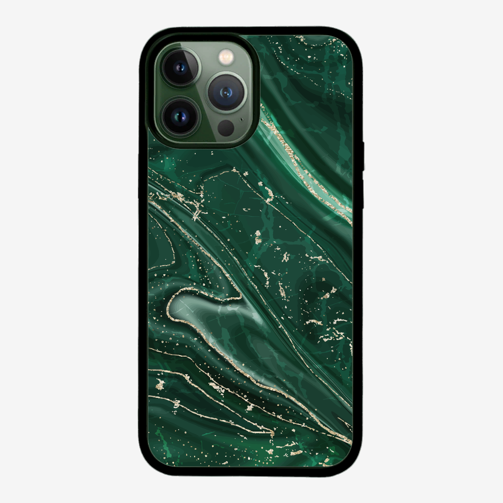 Dark Green Marble Phone Case