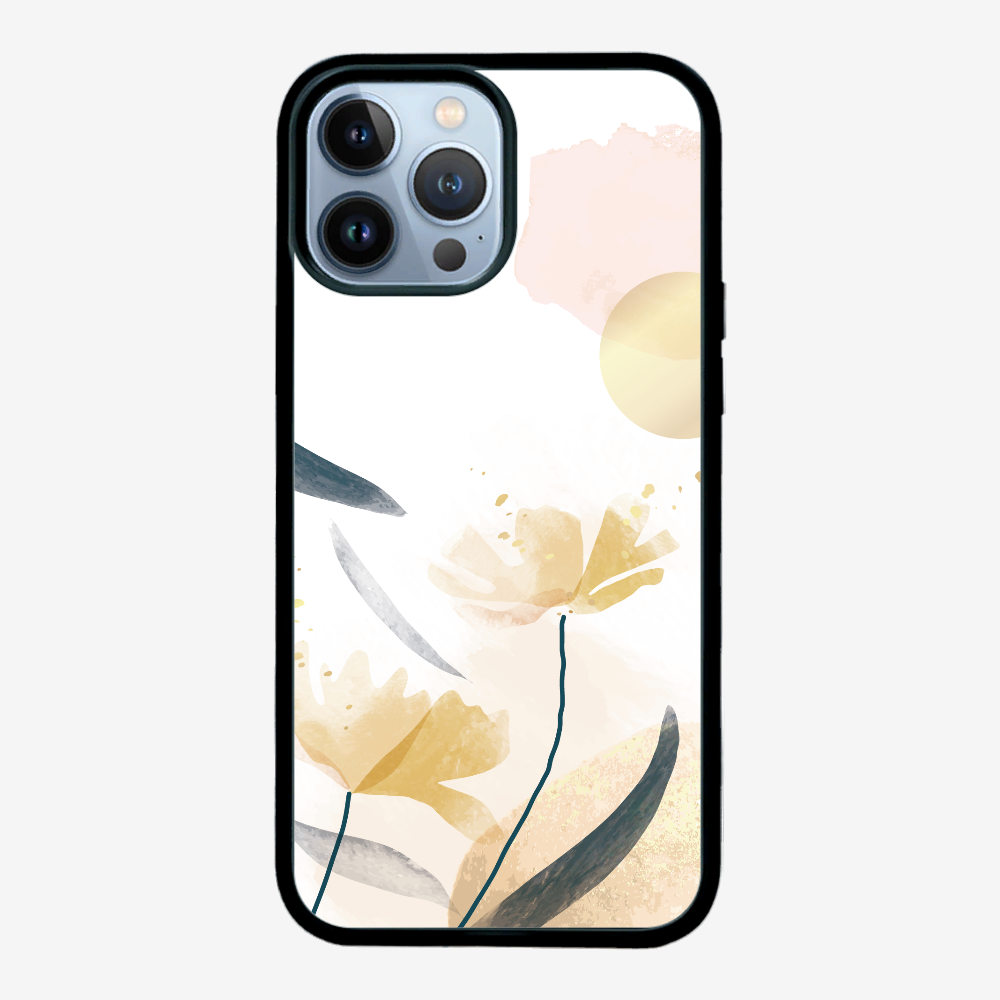 Golden Spring Floral Phone Case