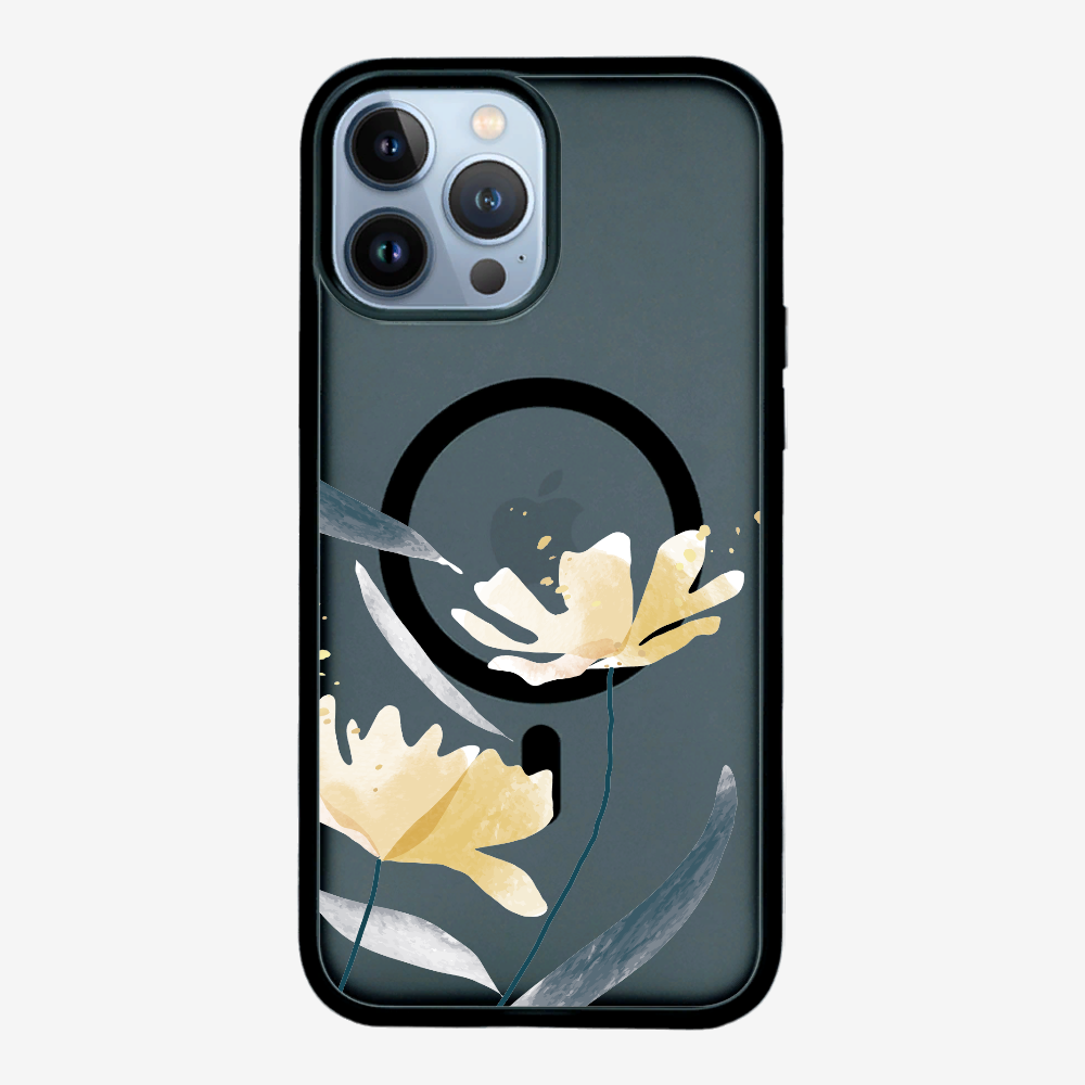 Golden Spring Floral (Transparent) Phone Case