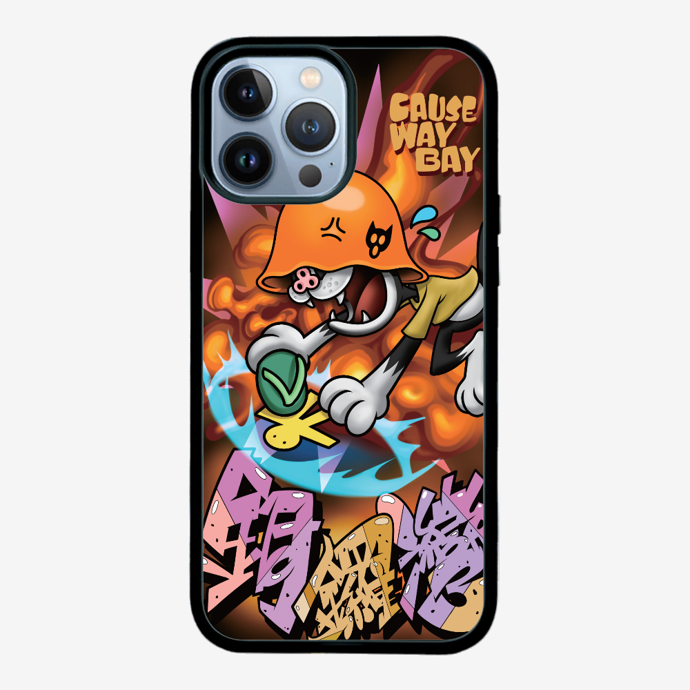 Villain Hitting at Causeway Bay Phone Case