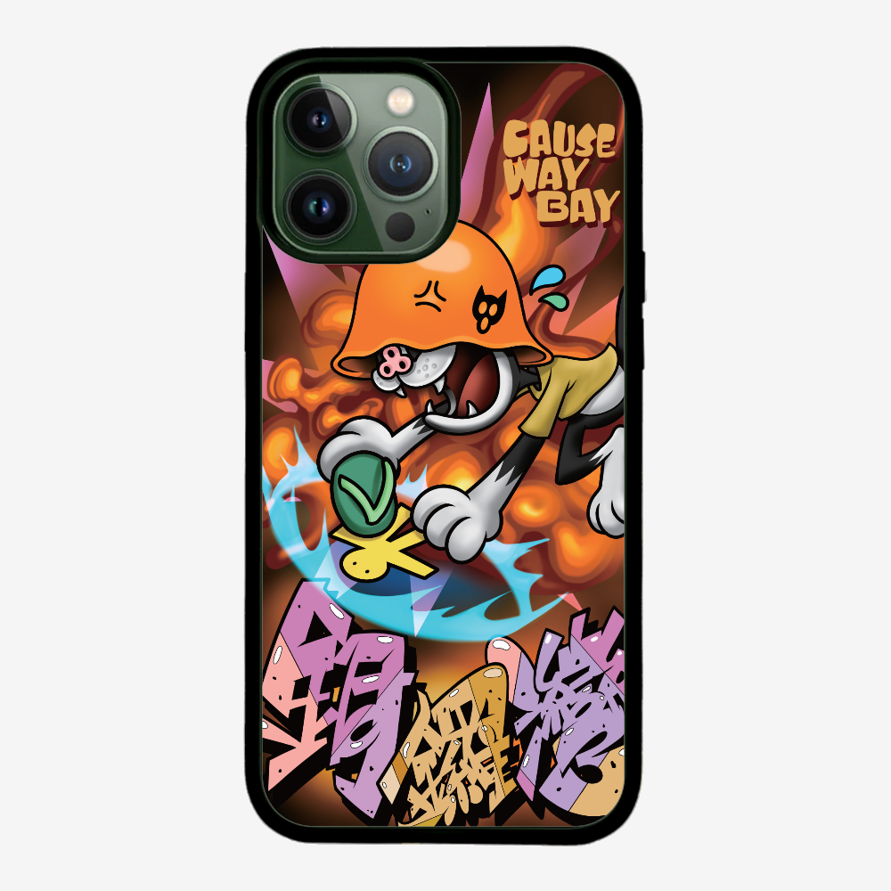 Villain Hitting at Causeway Bay Phone Case