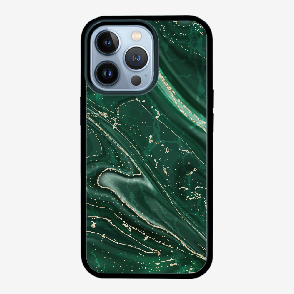 Dark Green Marble Phone Case