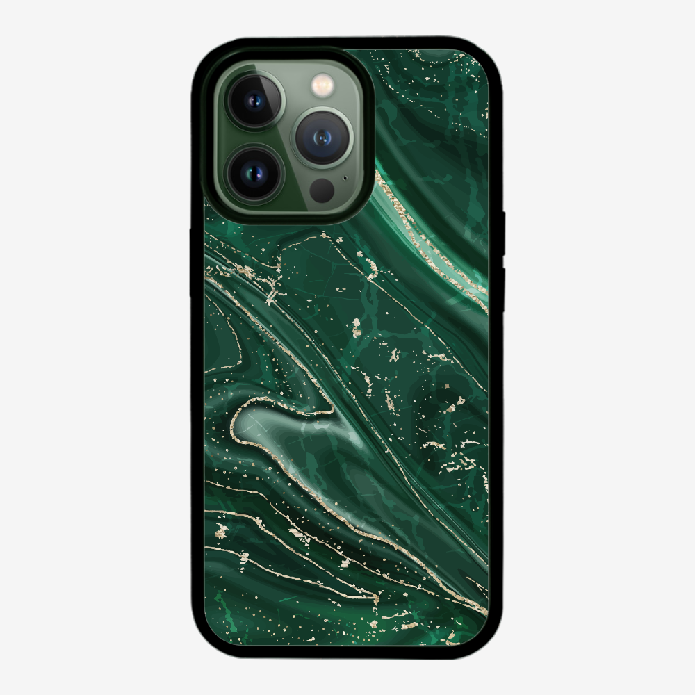 Dark Green Marble Phone Case