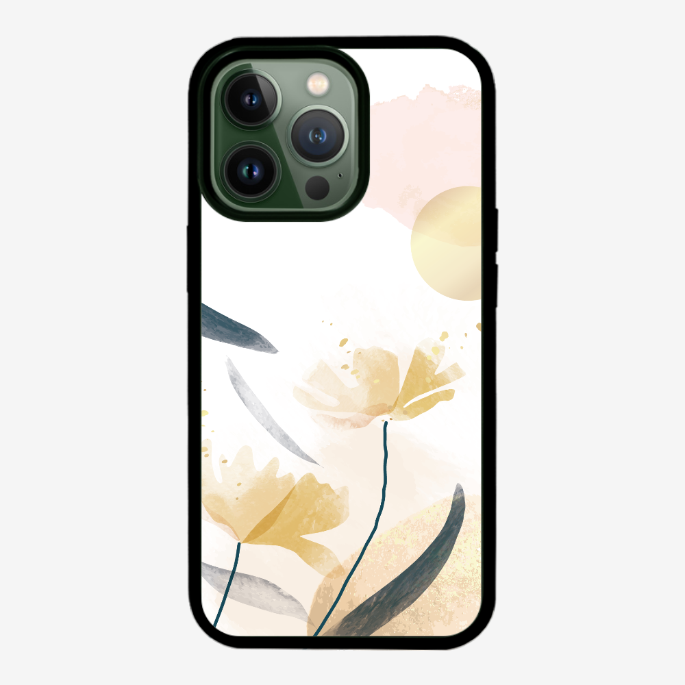 Golden Spring Floral Phone Case