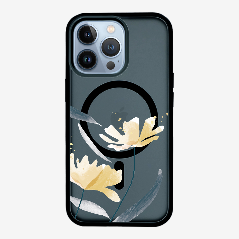 Golden Spring Floral (Transparent) Phone Case