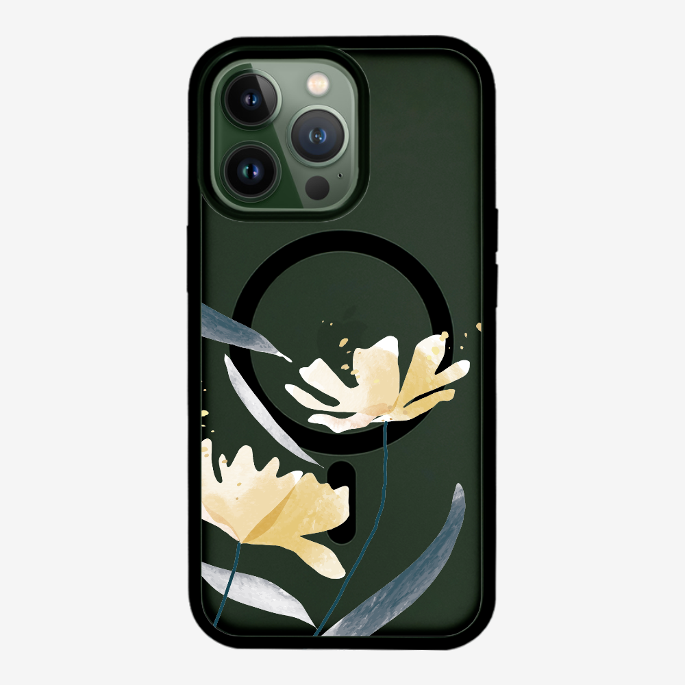 Golden Spring Floral (Transparent) Phone Case