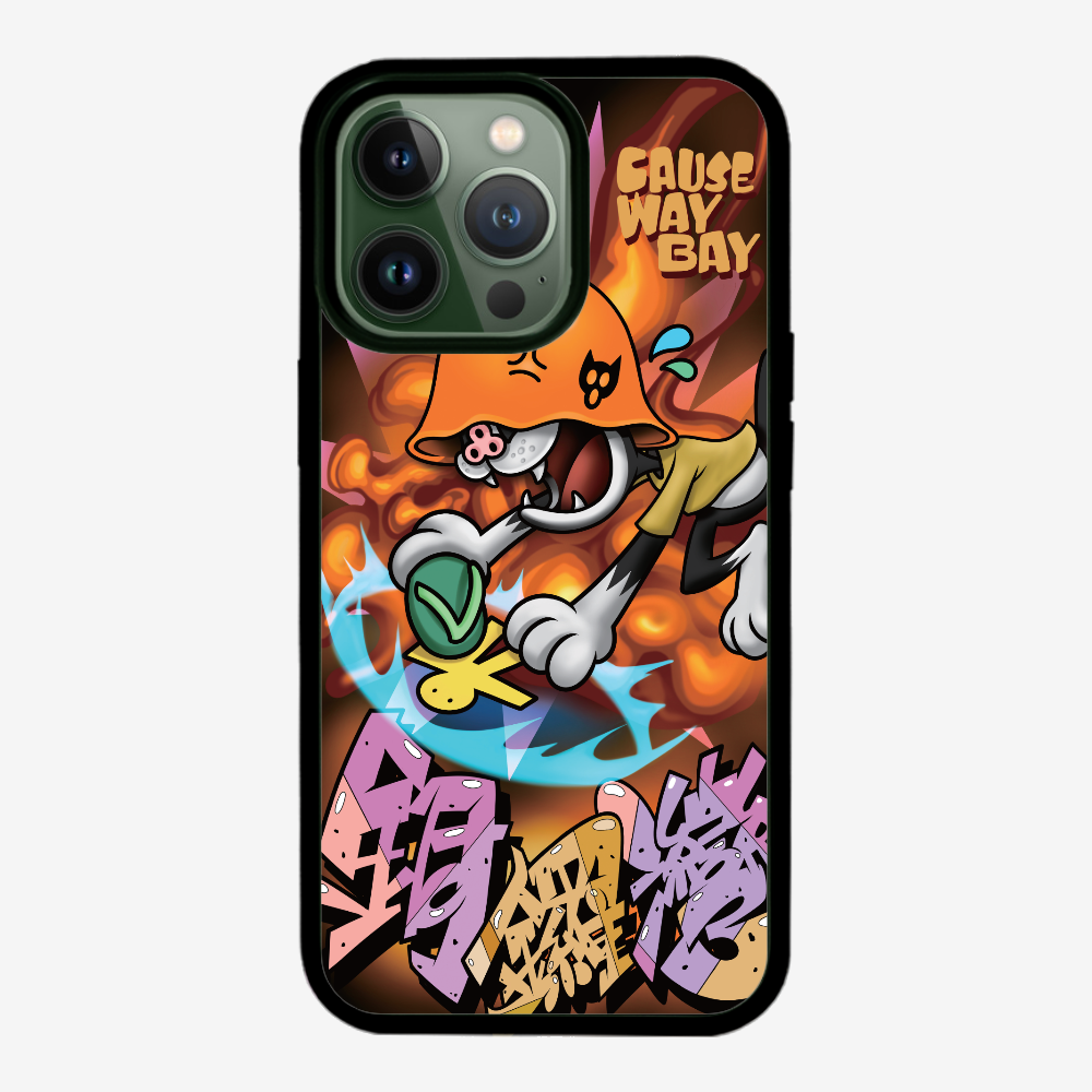 Villain Hitting at Causeway Bay Phone Case