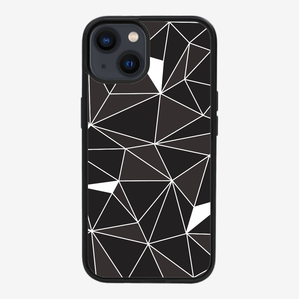 Black & White Polygon Phone Case