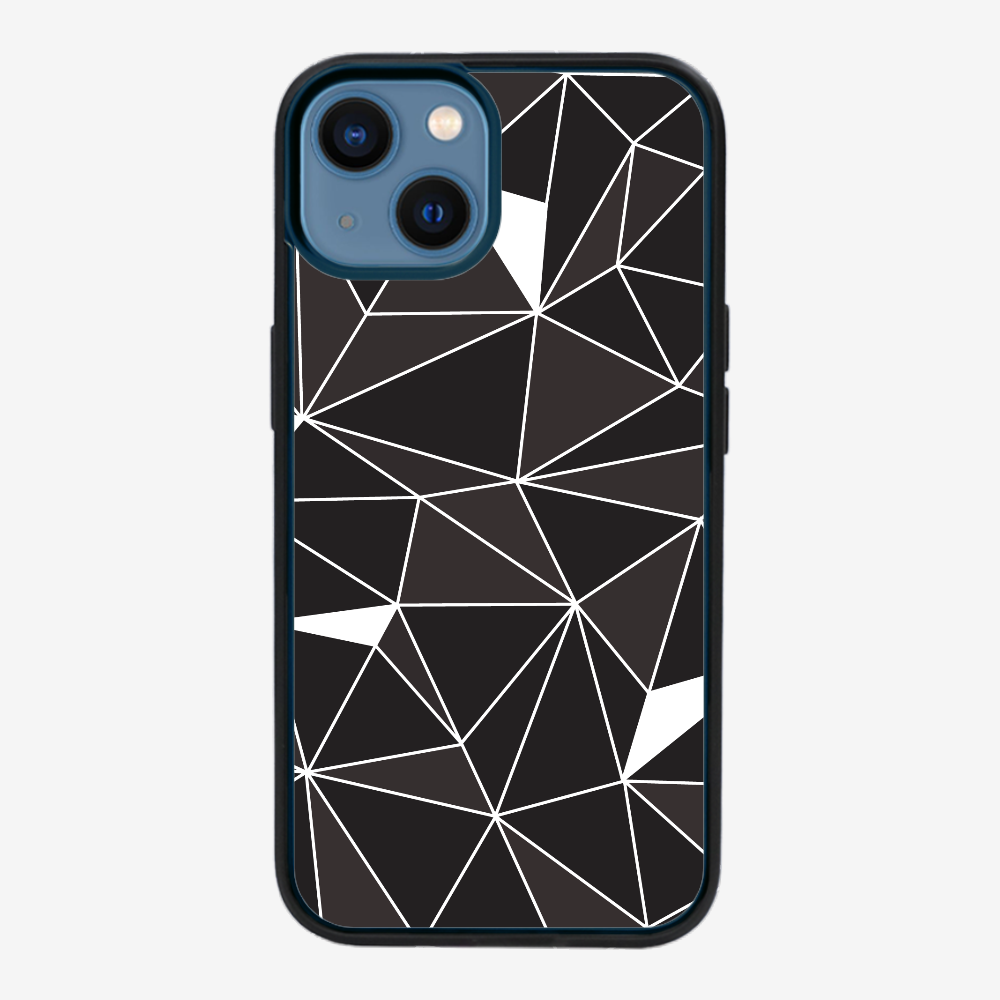 Black & White Polygon Phone Case