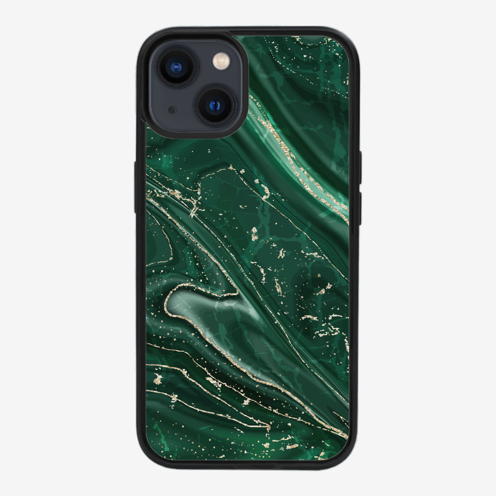 Dark Green Marble Phone Case