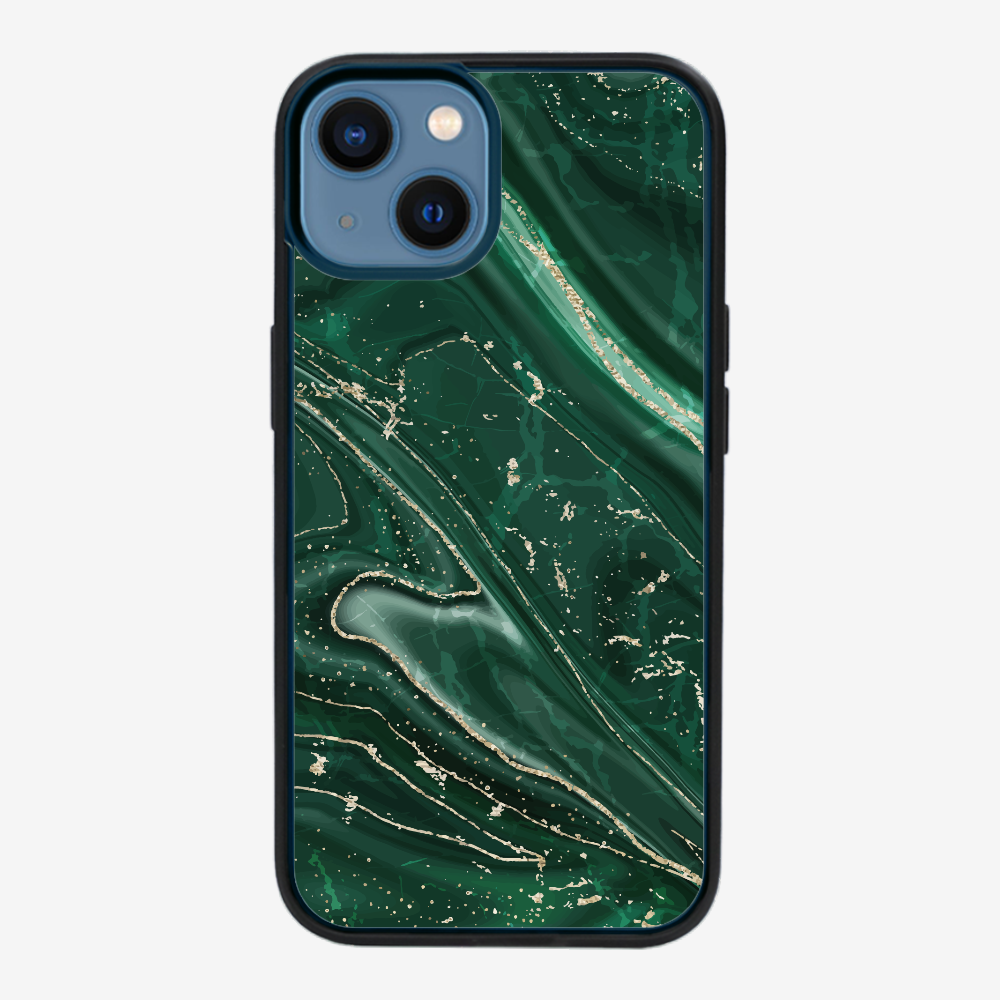 Dark Green Marble Phone Case