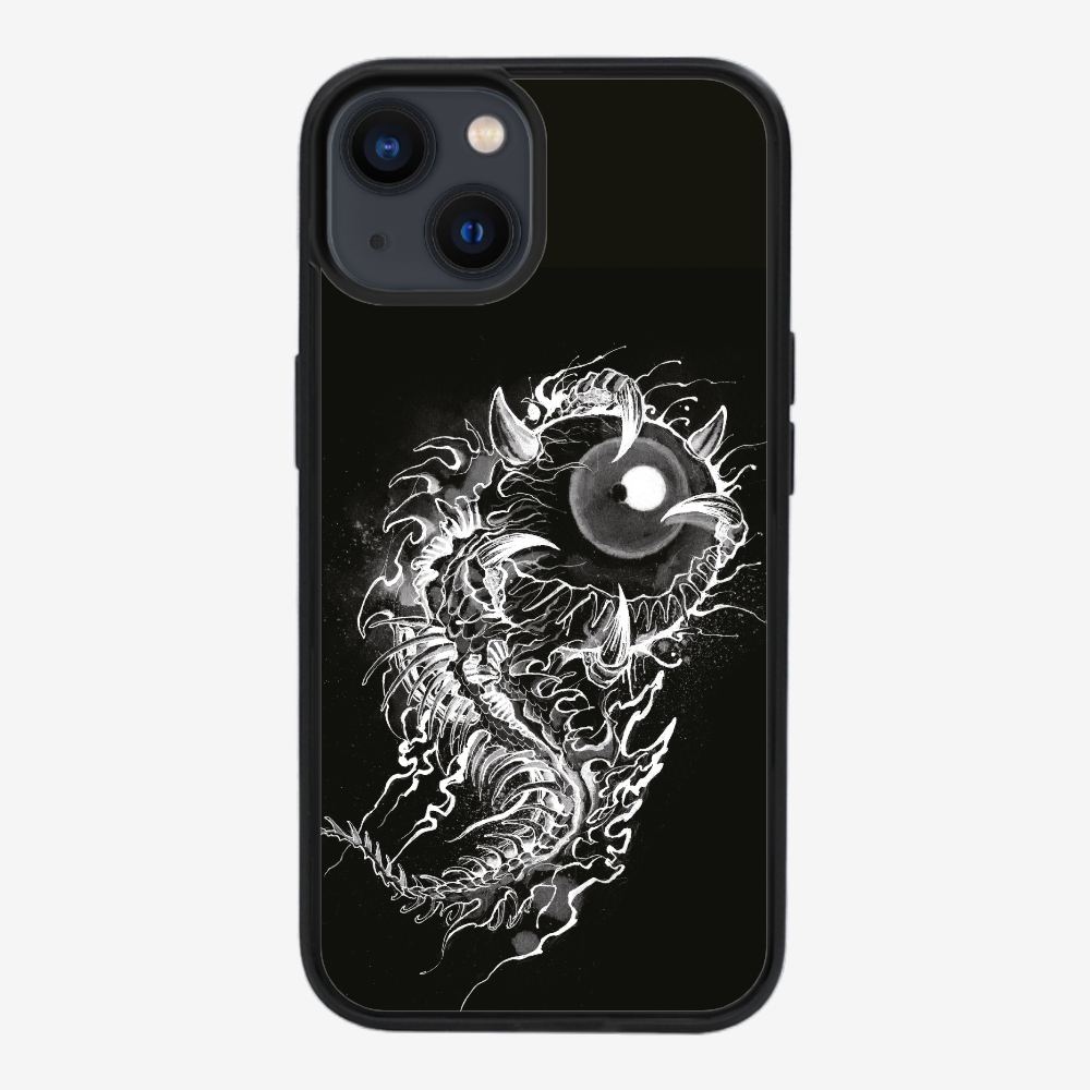 Fish Monster (Black) Phone Case