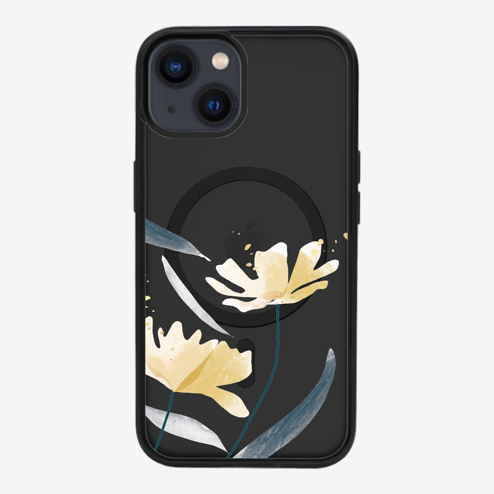 Golden Spring Floral (Transparent) Phone Case