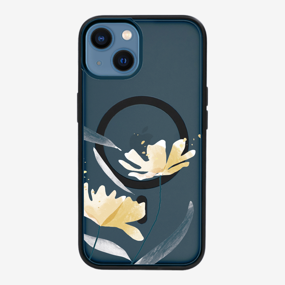 Golden Spring Floral (Transparent) Phone Case