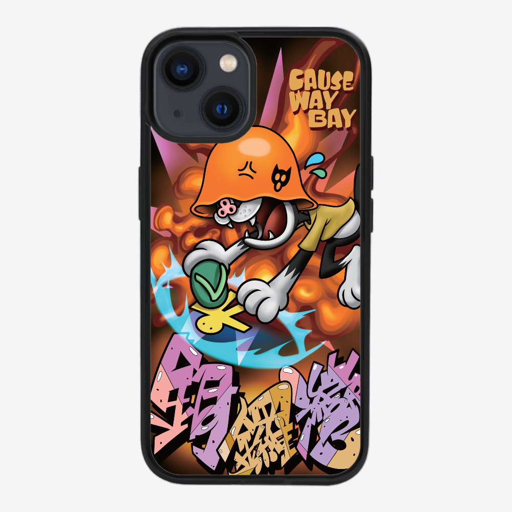 Villain Hitting at Causeway Bay Phone Case