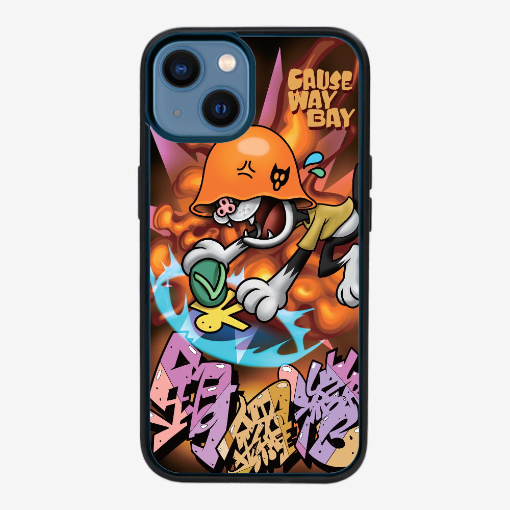 Villain Hitting at Causeway Bay Phone Case