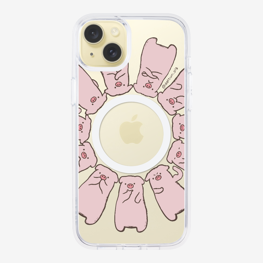 Rotate Daitun Pig Phone Case