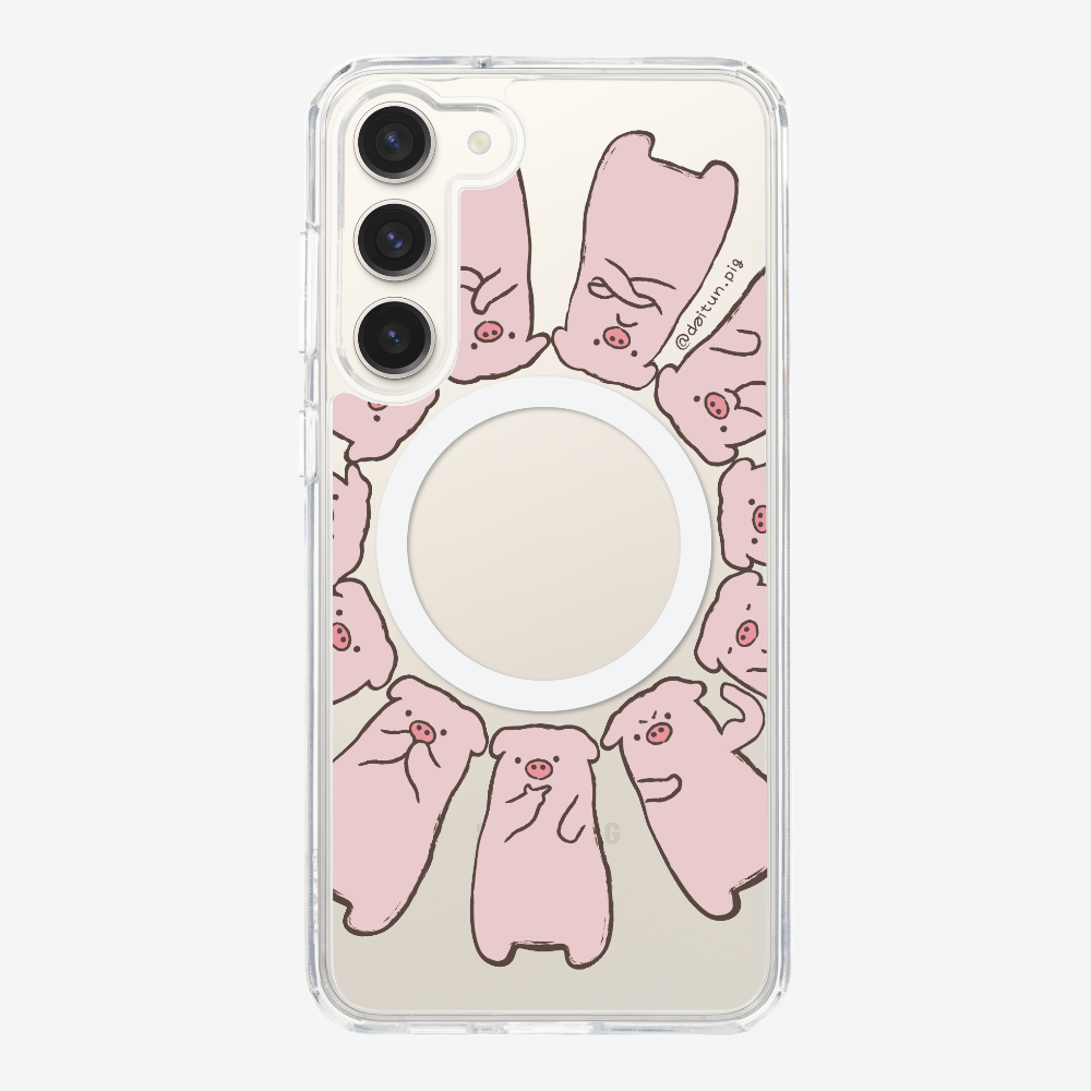 Rotate Daitun Pig Phone Case