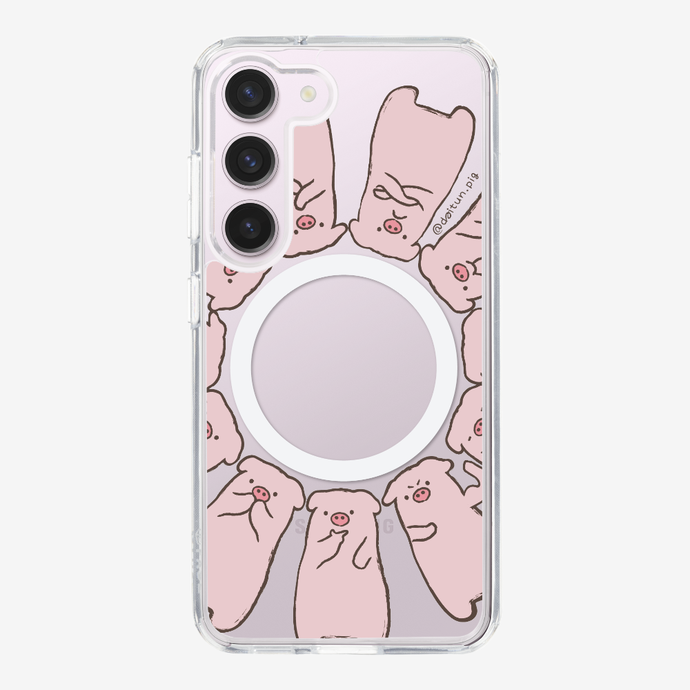 Rotate Daitun Pig Phone Case