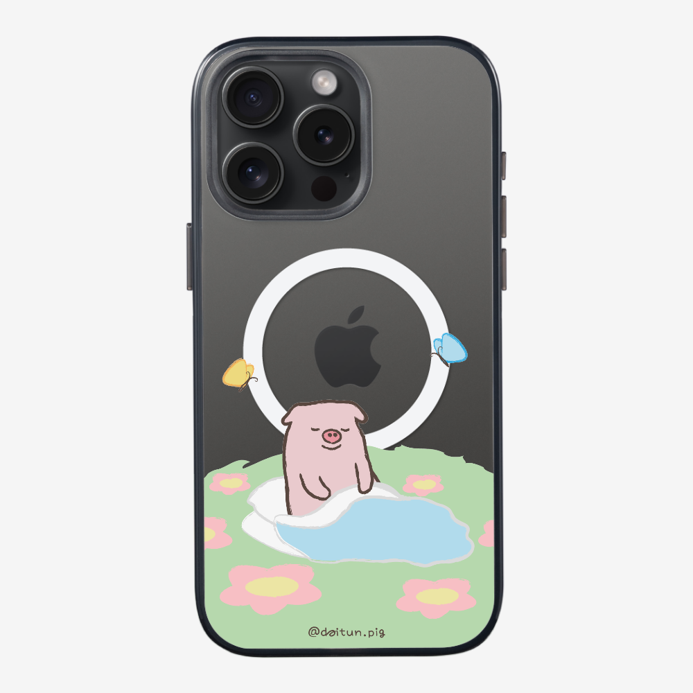 Daitun Pig by the Green Pastures Phone Case