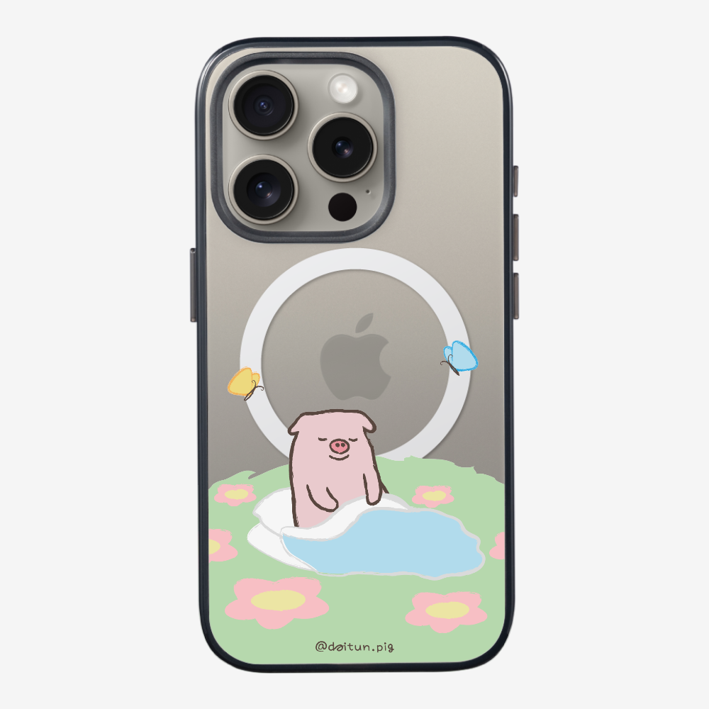 Daitun Pig by the Green Pastures Phone Case