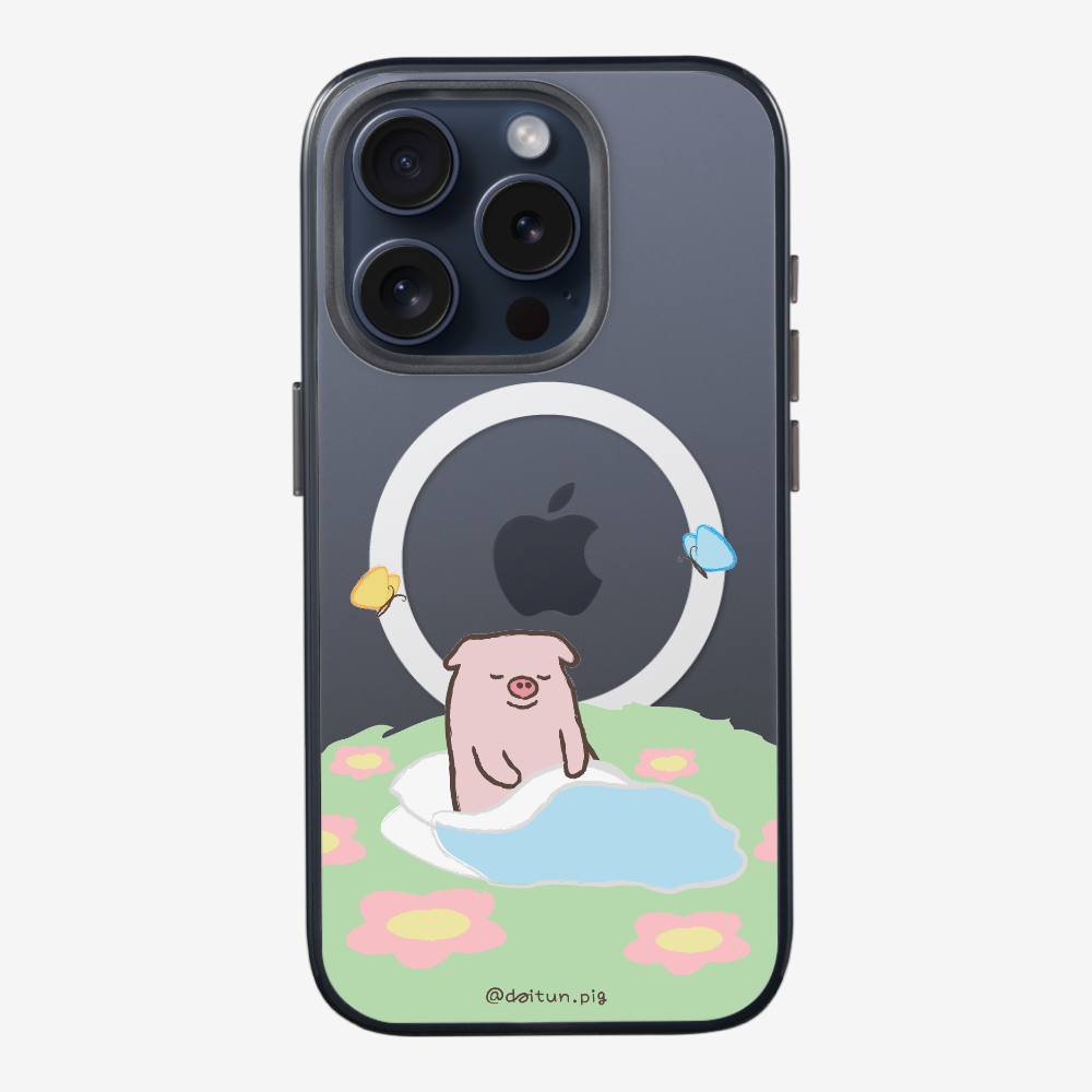 Daitun Pig by the Green Pastures Phone Case