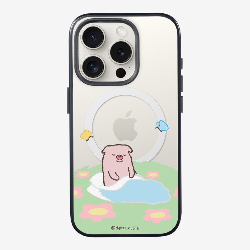 Daitun Pig by the Green Pastures Phone Case