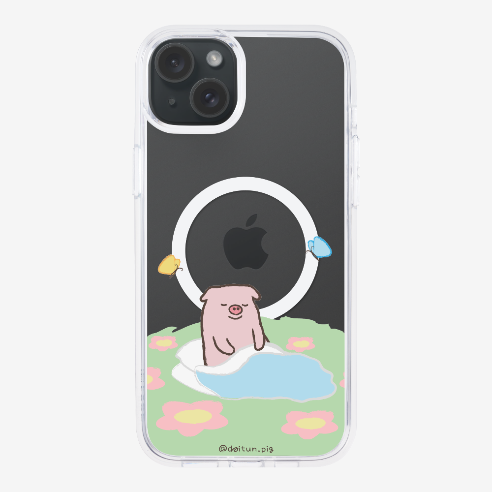 Daitun Pig by the Green Pastures Phone Case