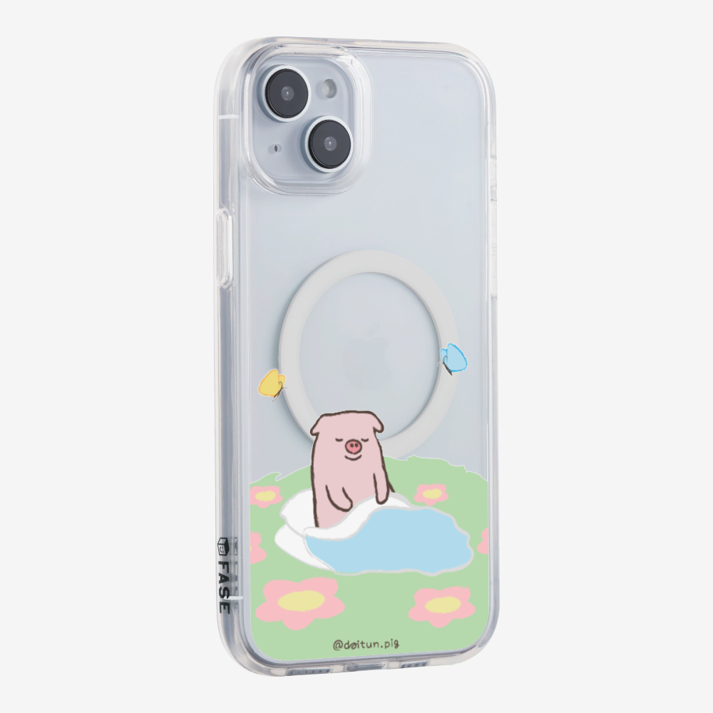 Daitun Pig by the Green Pastures Phone Case