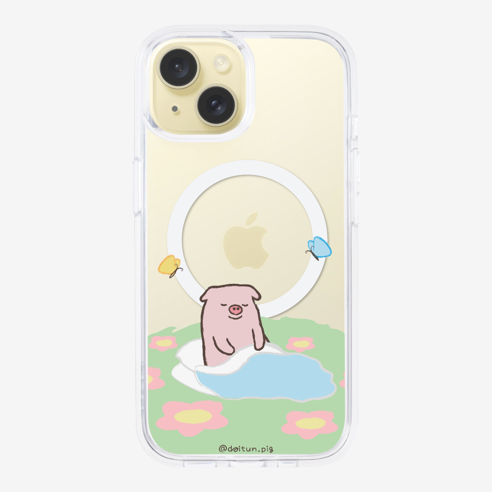 Daitun Pig by the Green Pastures Phone Case