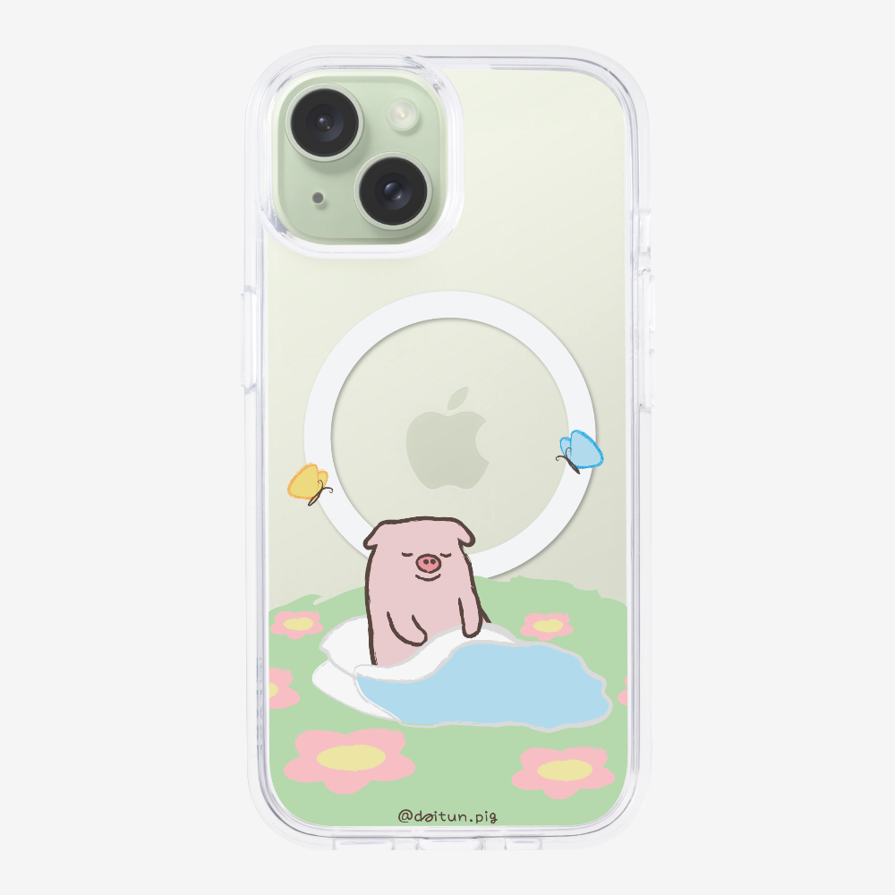 Daitun Pig by the Green Pastures Phone Case