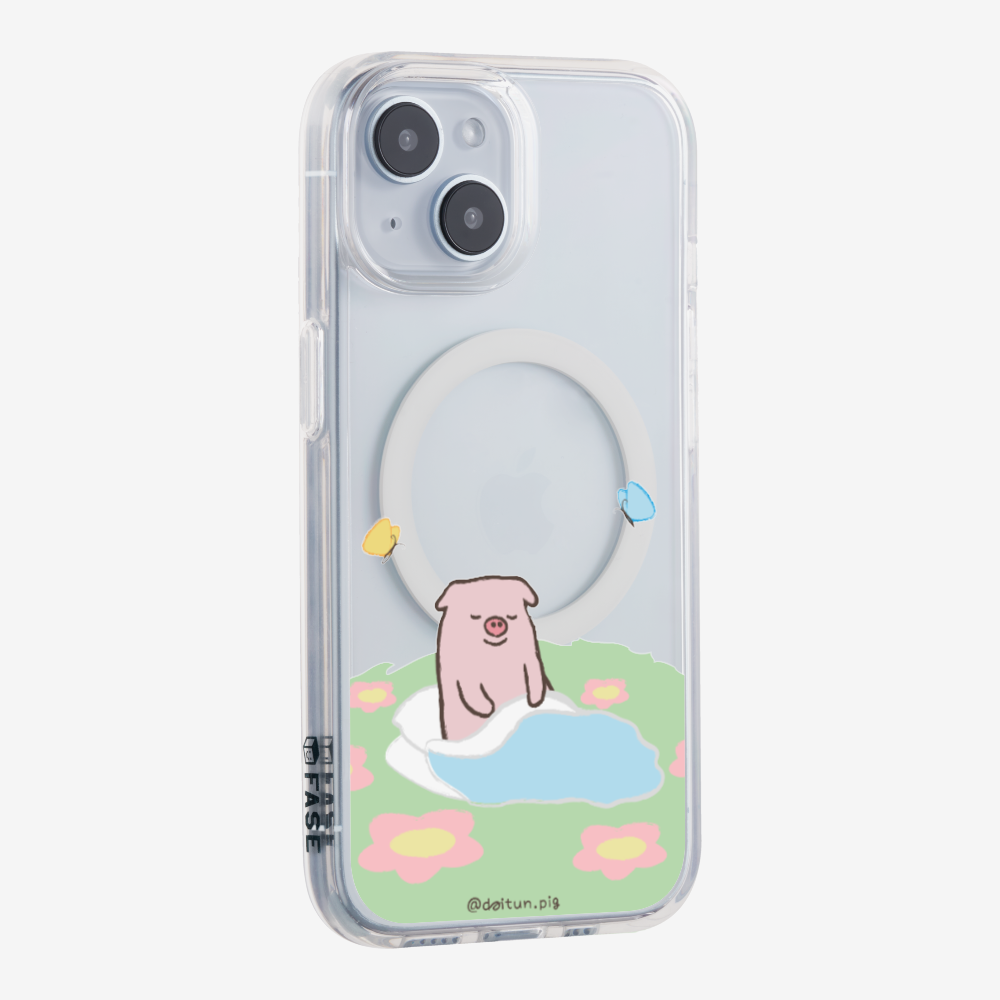 Daitun Pig by the Green Pastures Phone Case