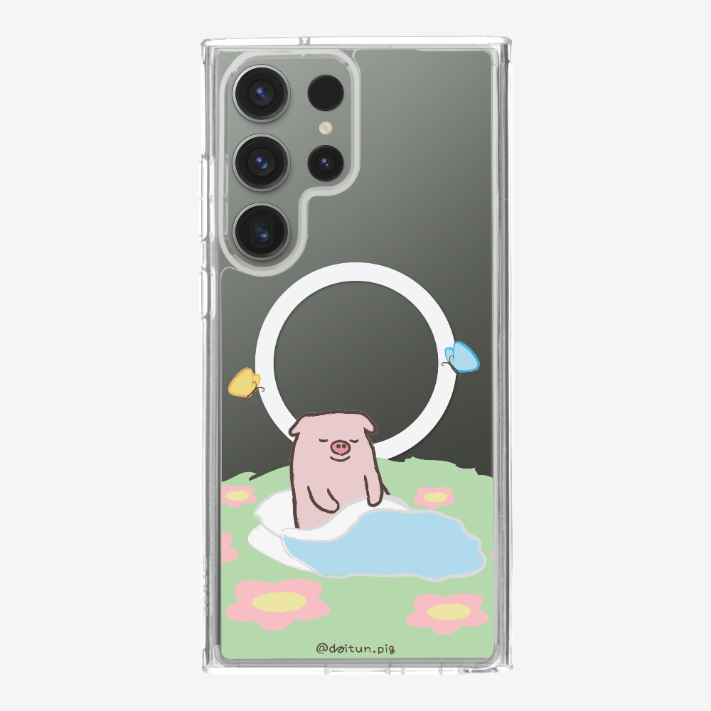 Daitun Pig by the Green Pastures Phone Case