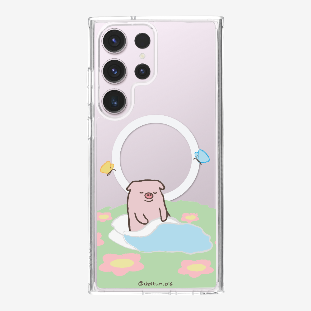 Daitun Pig by the Green Pastures Phone Case