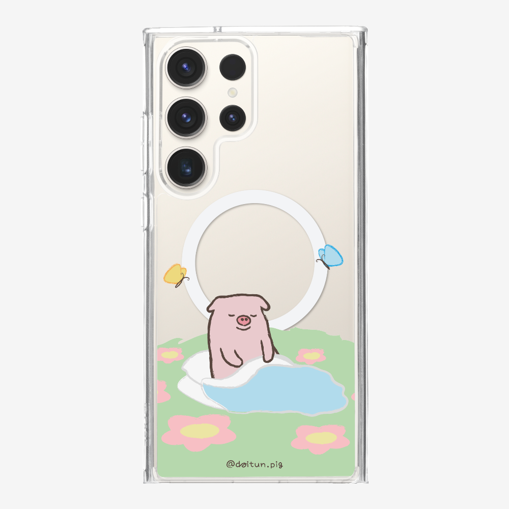 Daitun Pig by the Green Pastures Phone Case