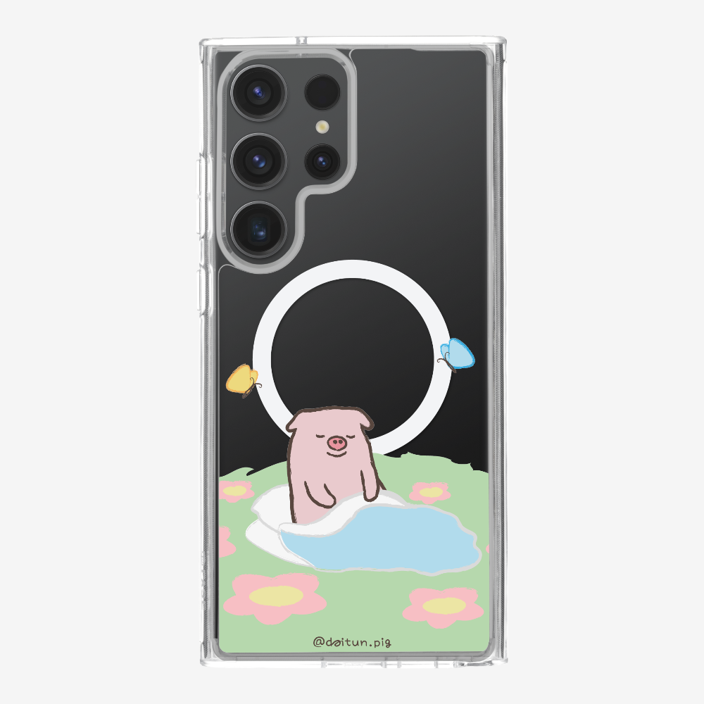 Daitun Pig by the Green Pastures Phone Case