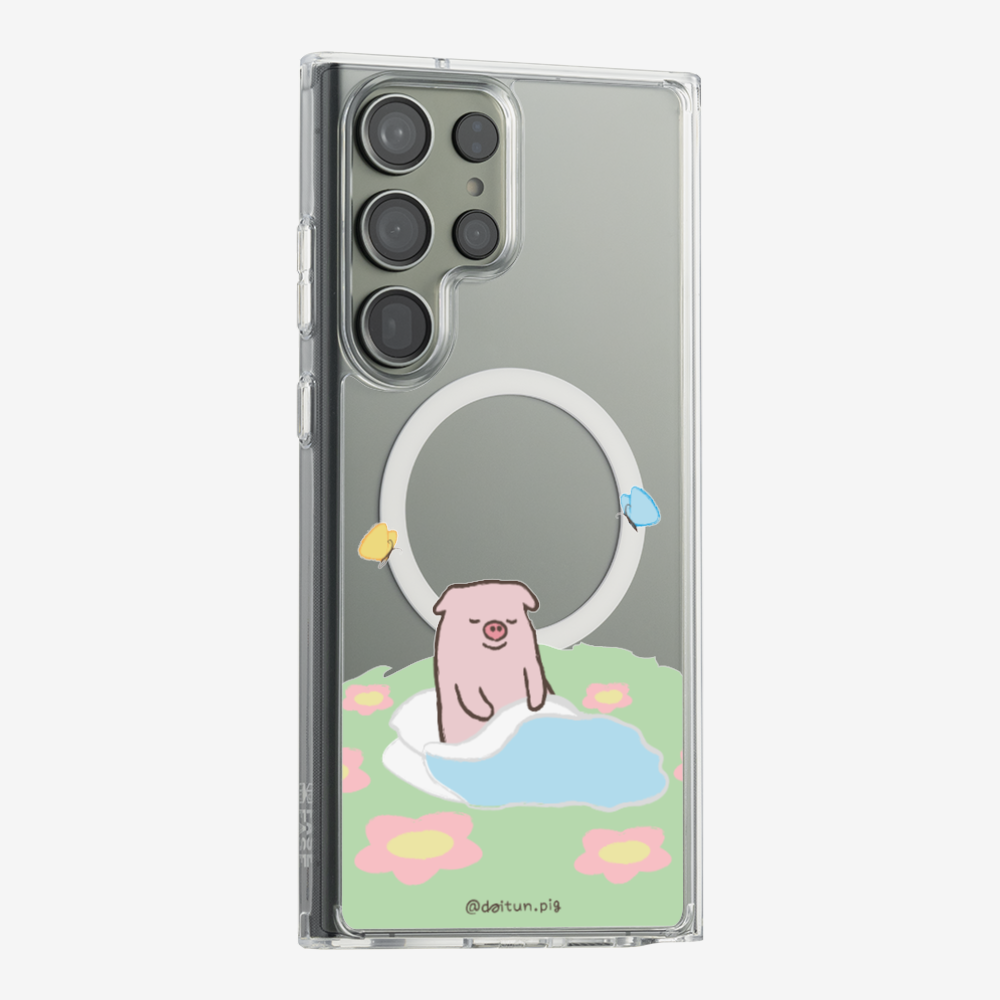 Daitun Pig by the Green Pastures Phone Case