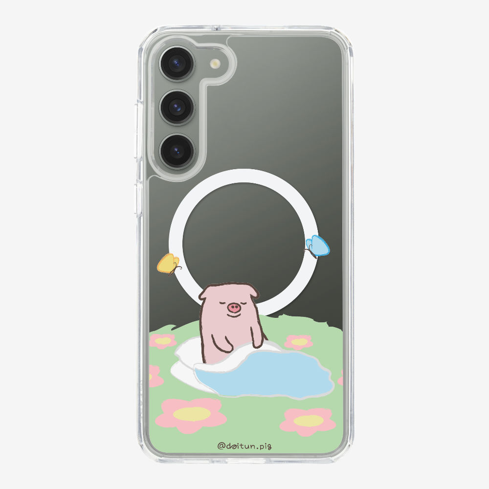 Daitun Pig by the Green Pastures Phone Case