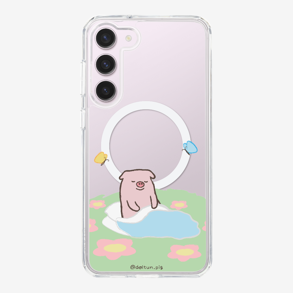 Daitun Pig by the Green Pastures Phone Case