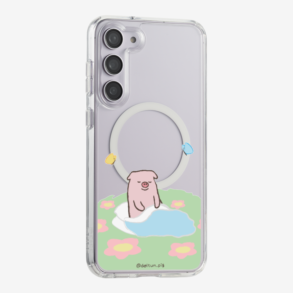 Daitun Pig by the Green Pastures Phone Case